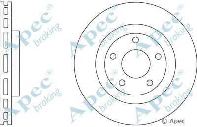 APEC BRAKING dsk2638 -  Тормозной диск